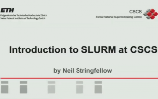Introduction SLURM CSCS
