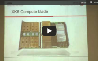 Cray XK6 Video