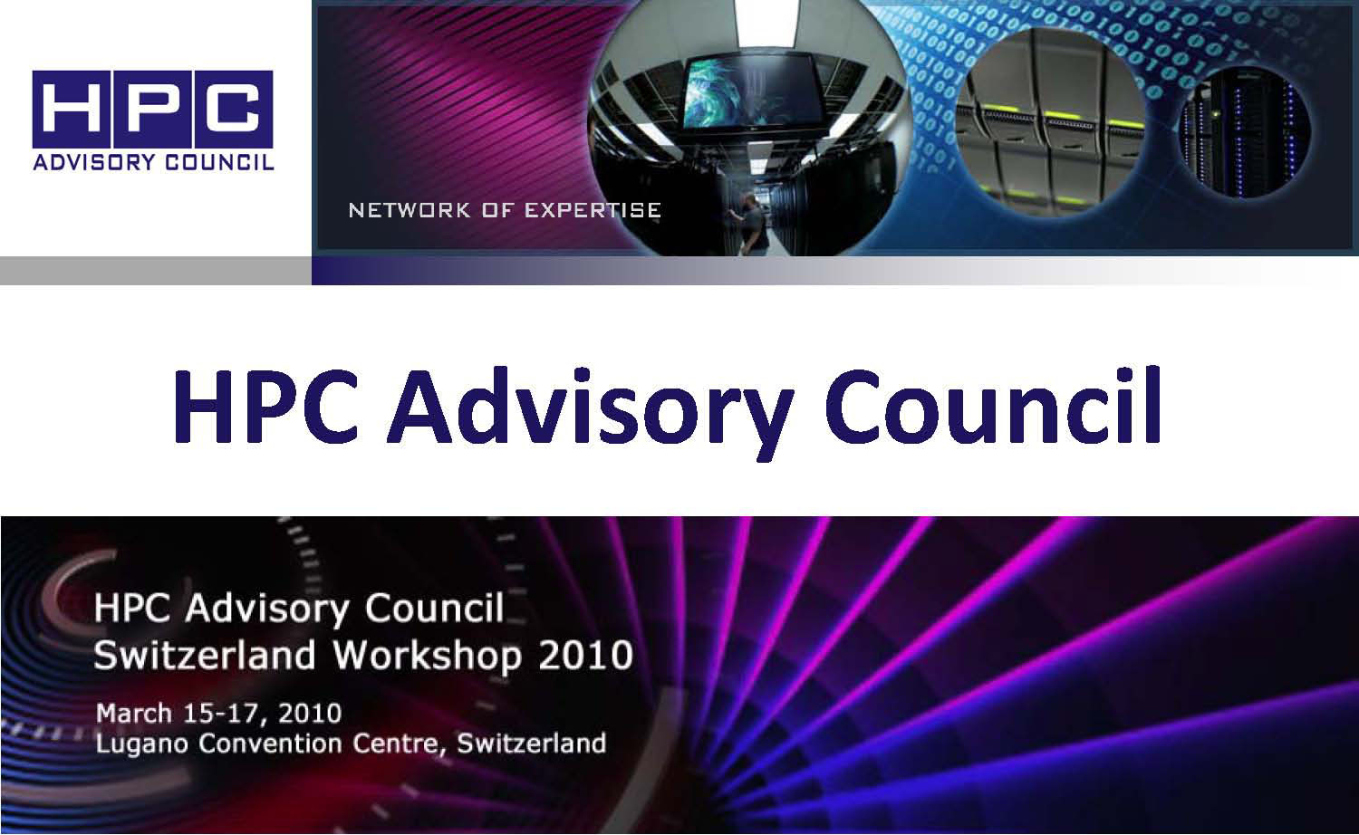 Slides HPC Advisory Council Now Online