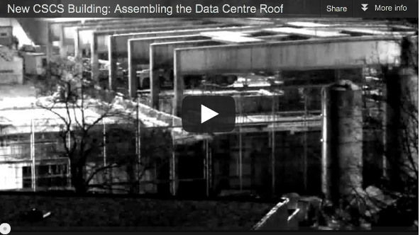 New CSCS Building: Assembling the Data Centre Roof