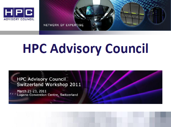 Slides of HPC Advisory Council Workshop in Lugano Online