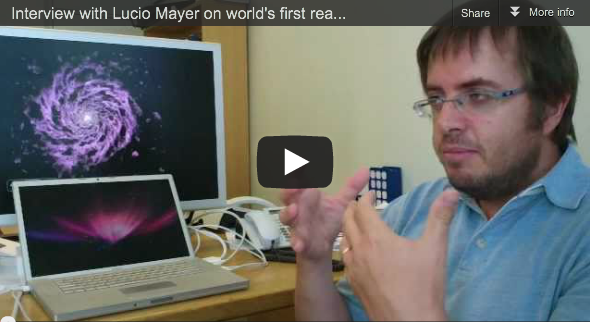 Interview with Lucio Mayer About the First Realistic Simulation of the Birth of our Galaxy