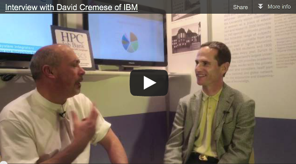 Interview at SC11 with David Cremese – IBM Deep Computing Sales Manager