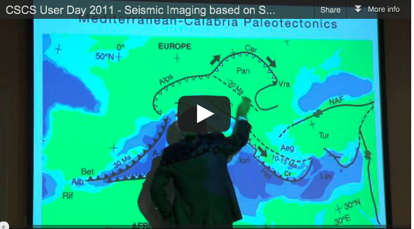 CSCS User Day – Video “Seismic Imaging based on Spectral-element and Adjoint Methods” by Jeroen Tromp