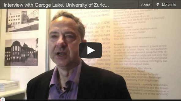 Interview with George Lake, University of Zurich about HPC, Astrophysics and Switzerland