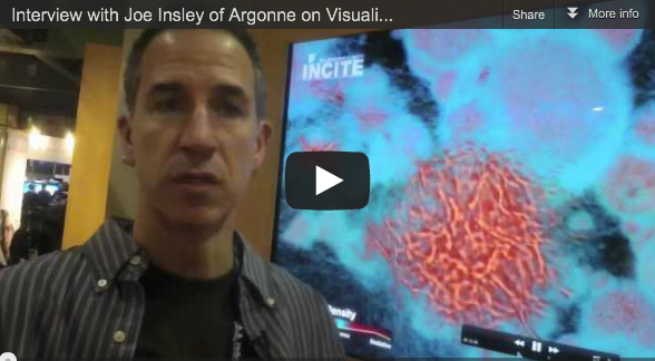 Interview with Joe Insley of Argonne on Visualizing the Spatial Structure of the Light Emitted in Early Galaxies