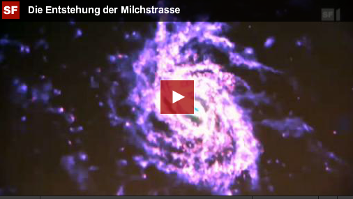 Swiss TV SF DRS Reporting About ERIS Simulation of the Birth of Milky Way