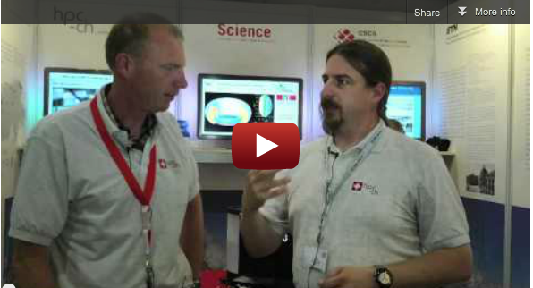 Impressions from hpc-ch booth at ISC12