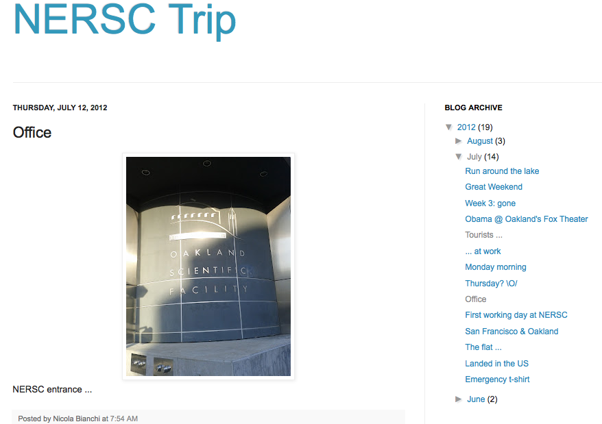 Blog of a HPC system administrator visiting NERSC