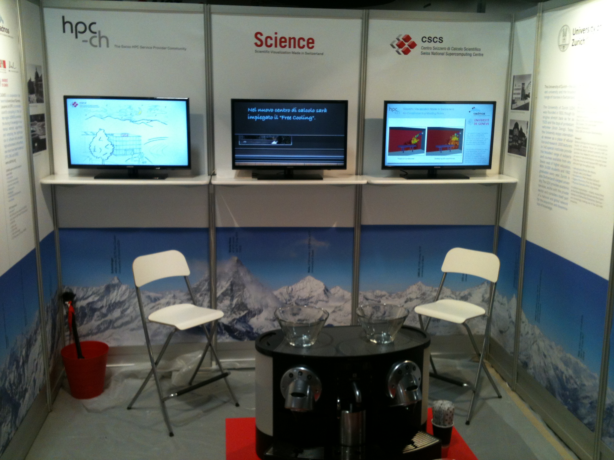 hpc-ch booth #2435 ready for SC12