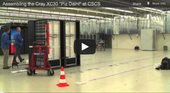 Video: Assembling of the Cray XC30 “Piz Daint” at CSCS