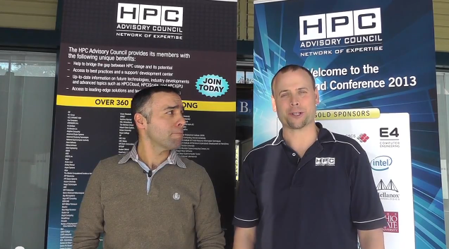 Hussein and Brian reporting from HPC Advisory Council Switzerland 2013