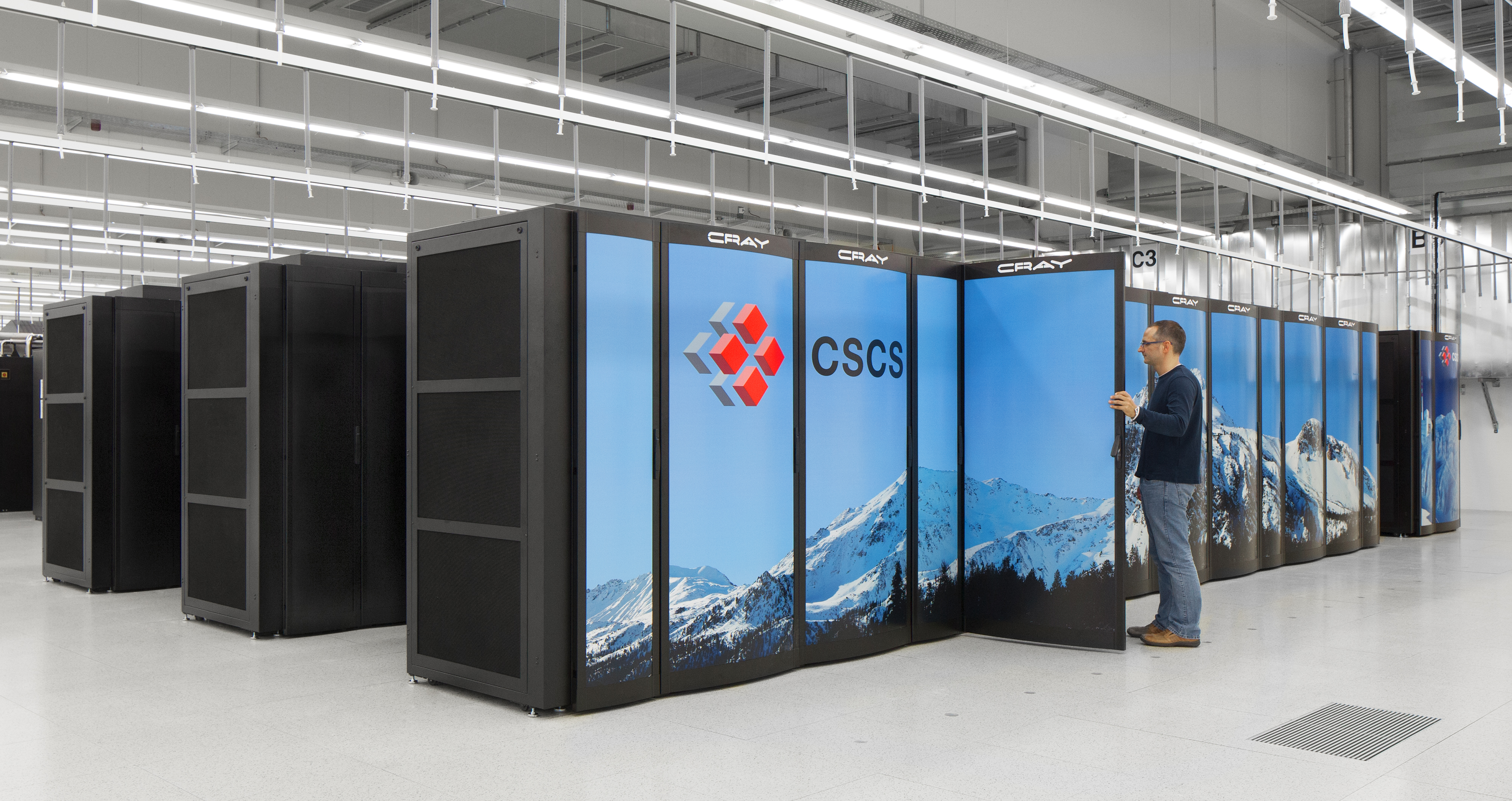Piz Daint, the first supercomputer with sustained petaflops-scale performance in Switzerland