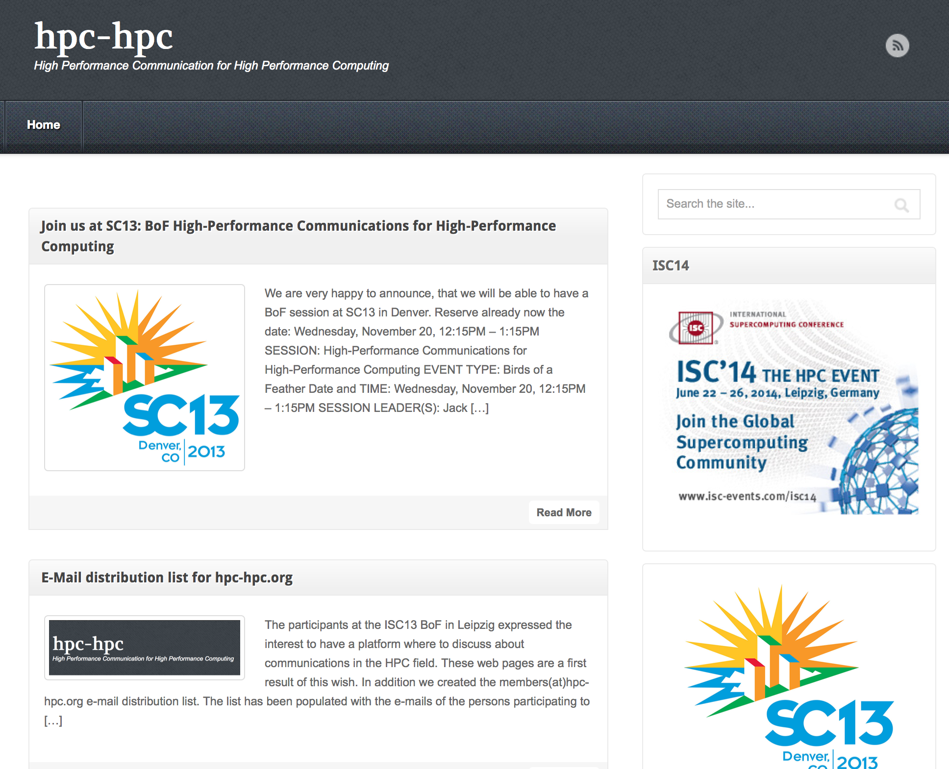 Join us at SC13: BoF High-Performance Communications for High-Performance Computing