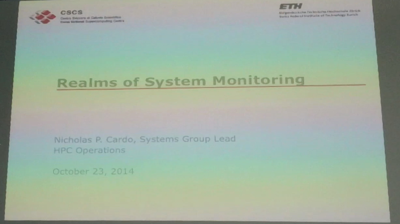 Slide Cast: Realms of System Monitoring, Nick Cardo (CSCS)