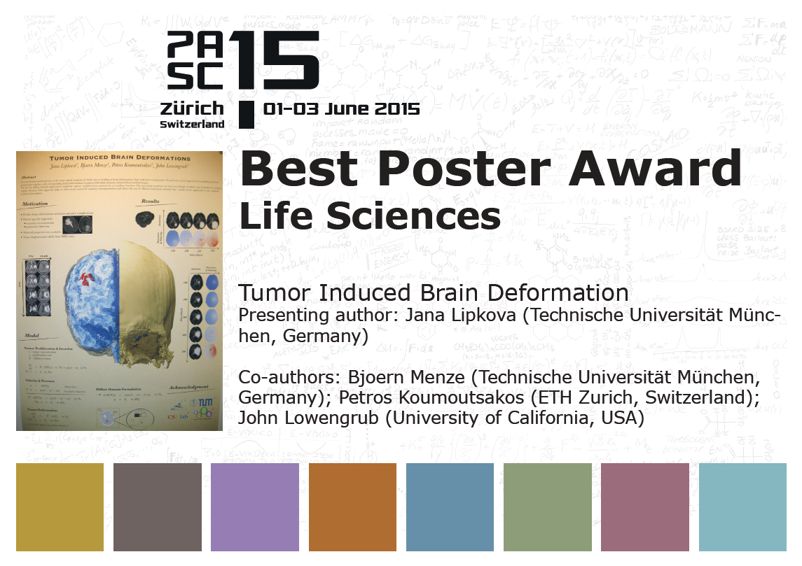 PASC15 Best Poster Award winners