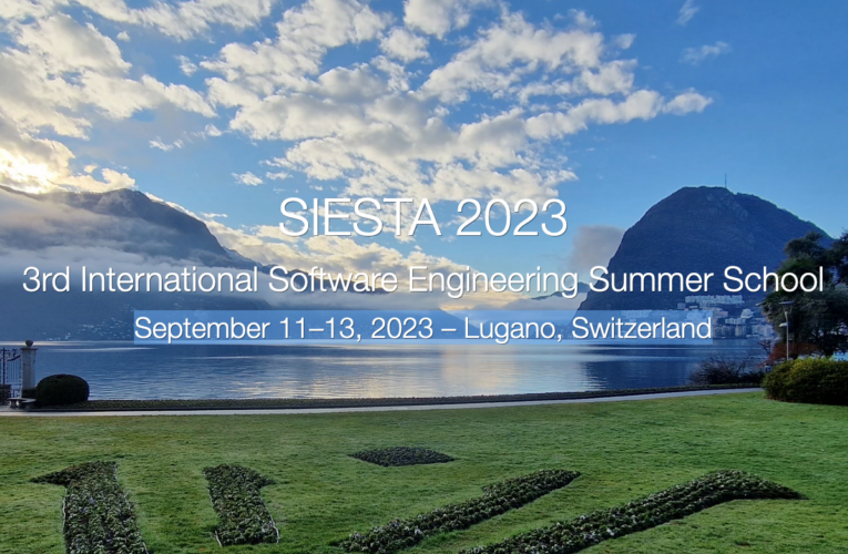 SIESTA 2023 – 3rd International Software Engineering Summer School